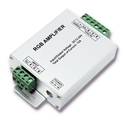 Εικόνα της Ενισχυτής σήματος Led για ταινία RGB 144W