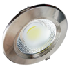 Εικόνα της LED COB Downlight Στρογγυλό Inox 30W Θερμό Λευκό