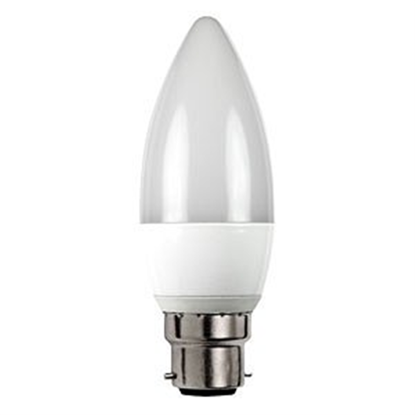 Εικόνα της Β22 Led Λάμπα Κερί 6Watt Φυσικό λευκό