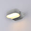Εικόνα της Led Επιτοίχιο Φωτιστικό Epistar 6W Γκρί Περιστρεφόμενο Θερμό Λευκό