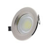 Εικόνα της LED COB Downlight Στρογγυλό Inox 30W Θερμό Λευκό