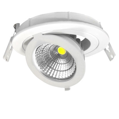 Εικόνα της LED COB Adjustable Downlight Στρογγυλό 12W Ψυχρό Λευκό