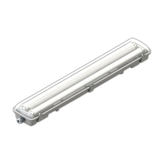 Εικόνα της Βάση Με LED Tube T8 2*60 cm 18W Φυσικό Λευκό
