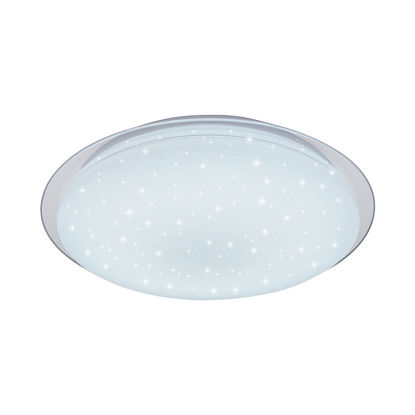 Εικόνα της LED Φωτιστικό Οροφής Εναλλαγής Χρωμάτων 3000K-6400K Matt Λευκό + Dotty Sparkle 60W Ψυχρό Λευκό