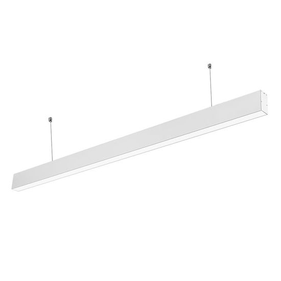 Εικόνα της LED Linear Κρεμαστό Φωτιστικό Λευκό 40W Φυσικό Λευκό