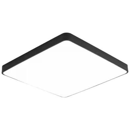 Εικόνα της LED Τετράγωνο Φωτιστικό Οροφής  Μαυρό 30W Φυσικό Λευκό