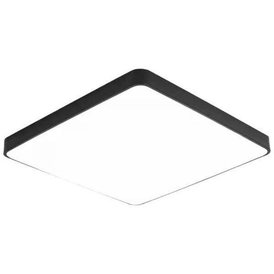 Εικόνα της LED Τετράγωνο Φωτιστικό Οροφής  Μαυρό 30W Φυσικό Λευκό