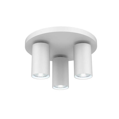 Εικόνα της Φωτιστικό Spot Οροφής Lux Στρογγυλό 3xGU10 Λευκό