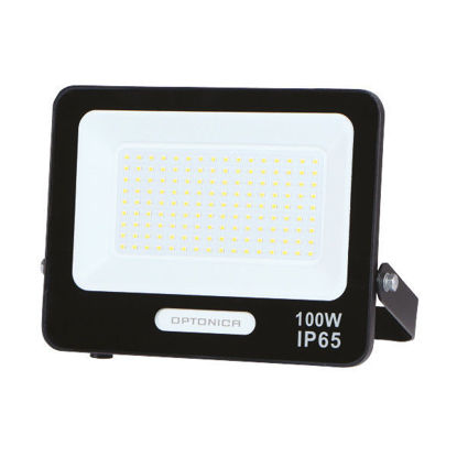 Εικόνα της Προβολέας Led Μαύρος SMD 100W 120° IP65 Θερμό Λευκό