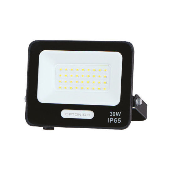 Εικόνα της Προβολέας Led Μαύρος SMD 30W 120° IP65 Θερμό Λευκό