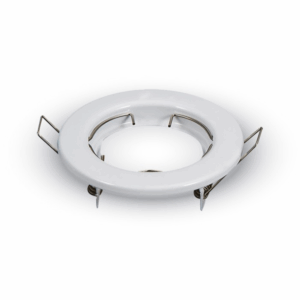 Βάση Σποτ MR16 Στρογγυλό Σταθερό Λευκό