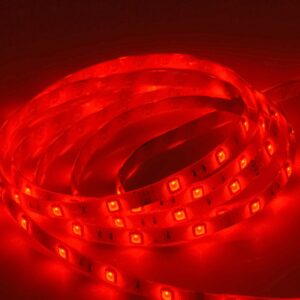 Ταινία Led DC:12V 3528 SMD IP54 4.8W/m Επαγγελματική Χρήση με 60Leds/m Κόκκινο