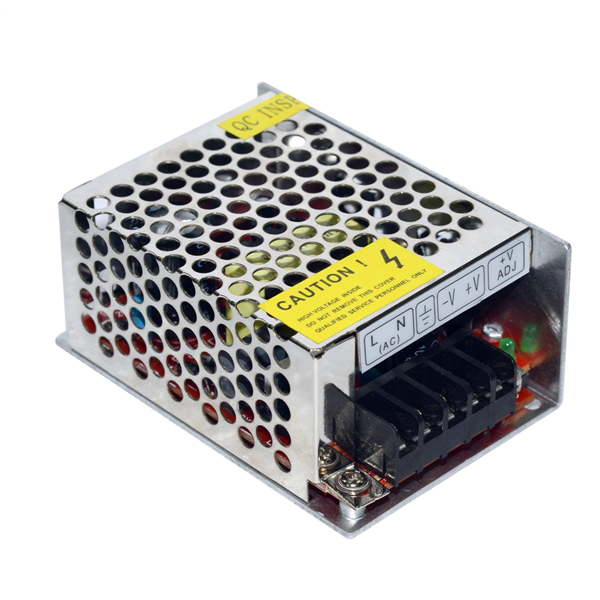 Τροφοδοτικό Μεταλλικό 36W Για 12V Ταινία 3A Σταθεροποιημένο