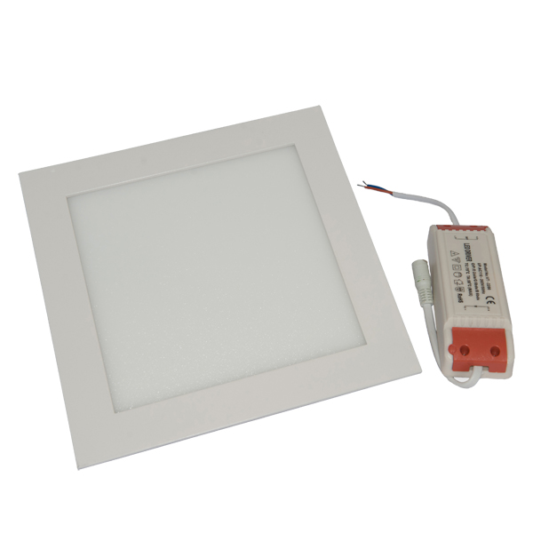 Φωτιστικό οροφής τετράγωνο panel Led χωνευτό 24watt Φυσικό λευκό