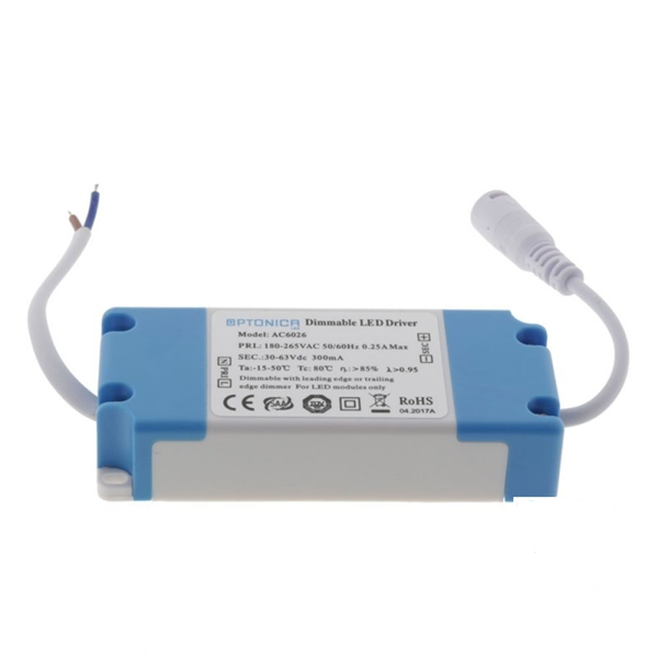 Dimmable Led Driver για Mini Panel 10-18Watt 300MA