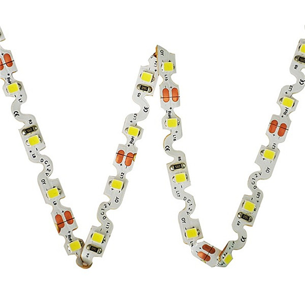 LED S-STRIP 2835 IP65 60LEDs/m, 6mmW DC12V, 7.2W/m Κόκκινο