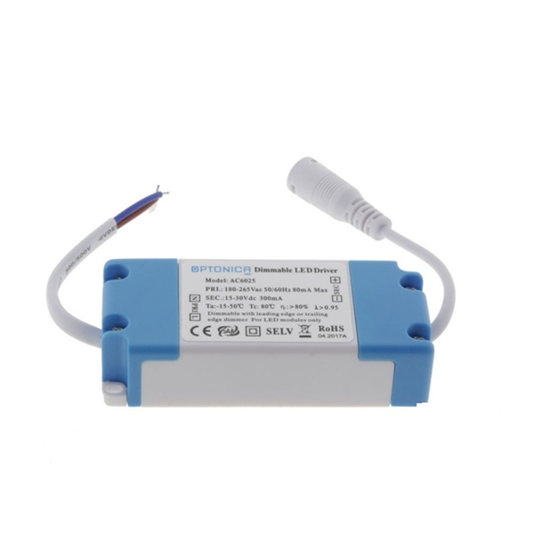 Dimmable Led Driver για Mini Panel 5-9Watt 300MA