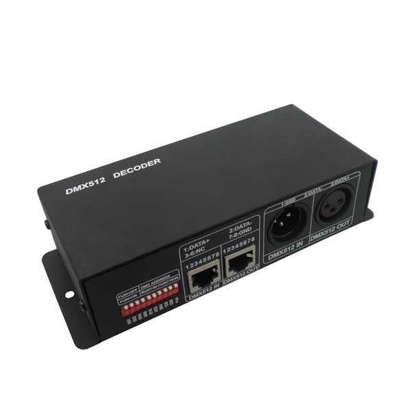 DMX512 Decoder 12A 144W