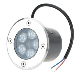 Φωτιστικό Led Δαπέδου Χωνευτό 220V 5x1Watt Θερμό Λευκό