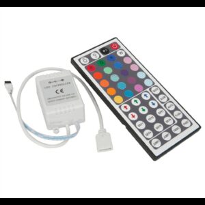 Ασύρματο IR RGB Controller 44Key με Dimmer για ταίνια Led 144w