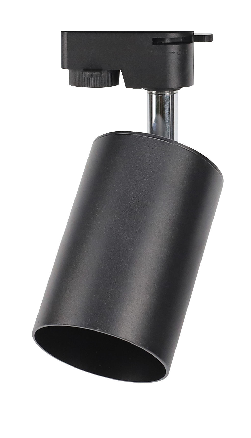 Βάση Σποτ Αλουμινίου Ράγας 4Επαφών GU10 Μαύρη