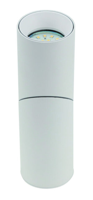 Βάση Σποτ Οροφής Αλουμινίου Κινητή GU10 Λευκή