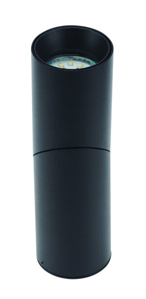 Βάση Σποτ Οροφής Αλουμινίου Κινητή GU10 Μαύρη