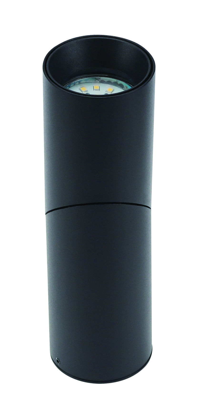 Βάση Σποτ Οροφής Αλουμινίου Κινητή GU10 Μαύρη