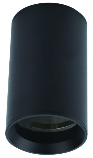 Βάση Σποτ Οροφής Αλουμινίου GU10 Μαύρη