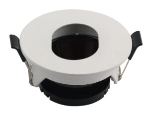 Βάση Σποτ Χωνευτή Αλουμινίου Στρογγυλή Max35W GU10 Λευκή