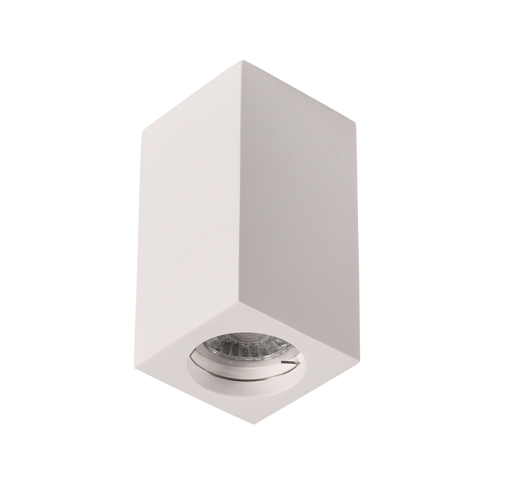 Βάση Σποτ Γύψινη Τετράγωνη GU10 170mm
