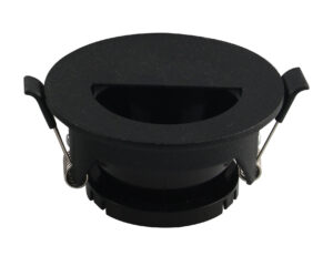 Βάση Σποτ Αλουμινίου Στρογγυλή Max35W GU10 Μαύρη