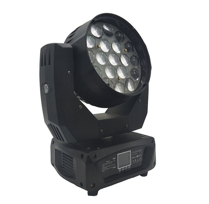 19x15W AURA Led Κινούμενη κεφαλή δέσμης Zoom RGBW 300W