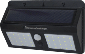 Επιτοίχιο Φωτιστικό Μάυρο IP54 1.5W Ψυχρό Λευκό