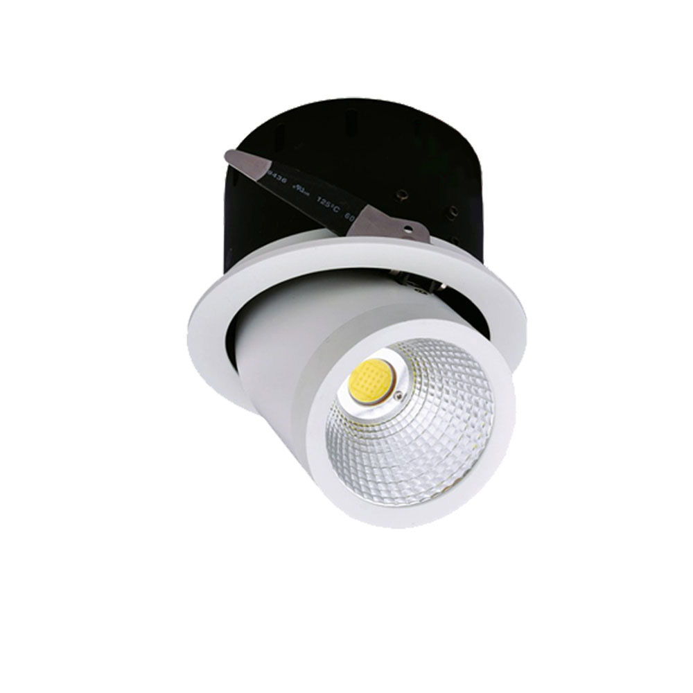 LED COB Downlight Περιστρεφόμενο Citizen Chip 35W Φυσικό Λευκό