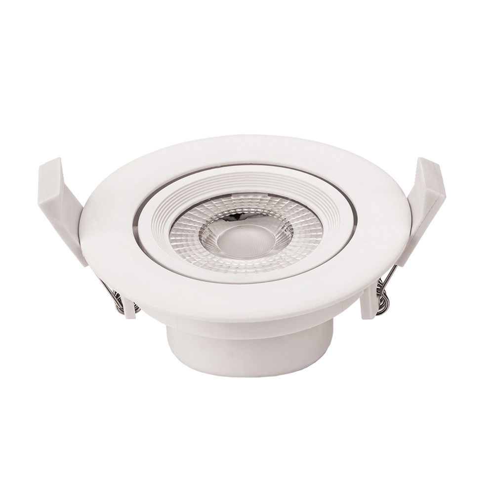 LED COB Downlight Στρογγυλό Περιστρεφόμενο 7W Θερμό Λευκό
