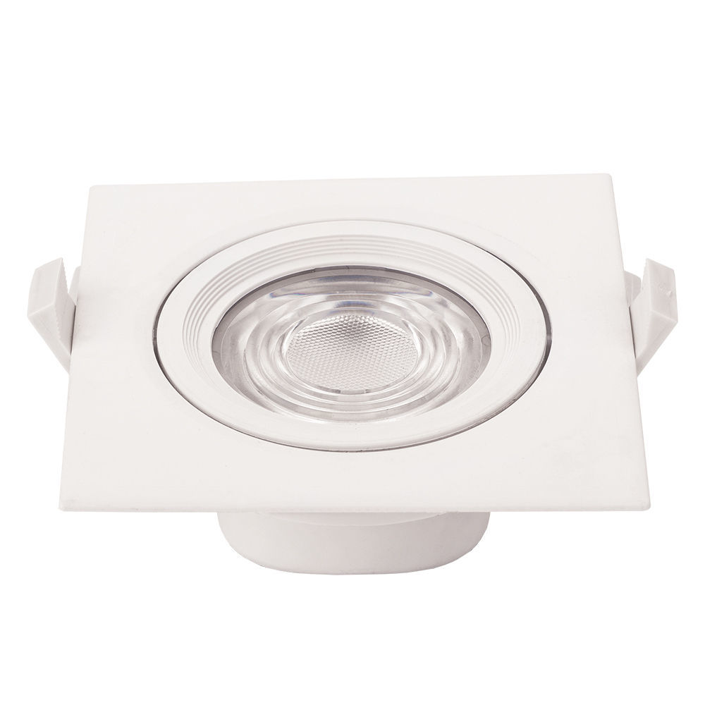 LED COB Downlight Τετράγωνο Περιστρεφόμενο 10W Ψυχρό Λευκό