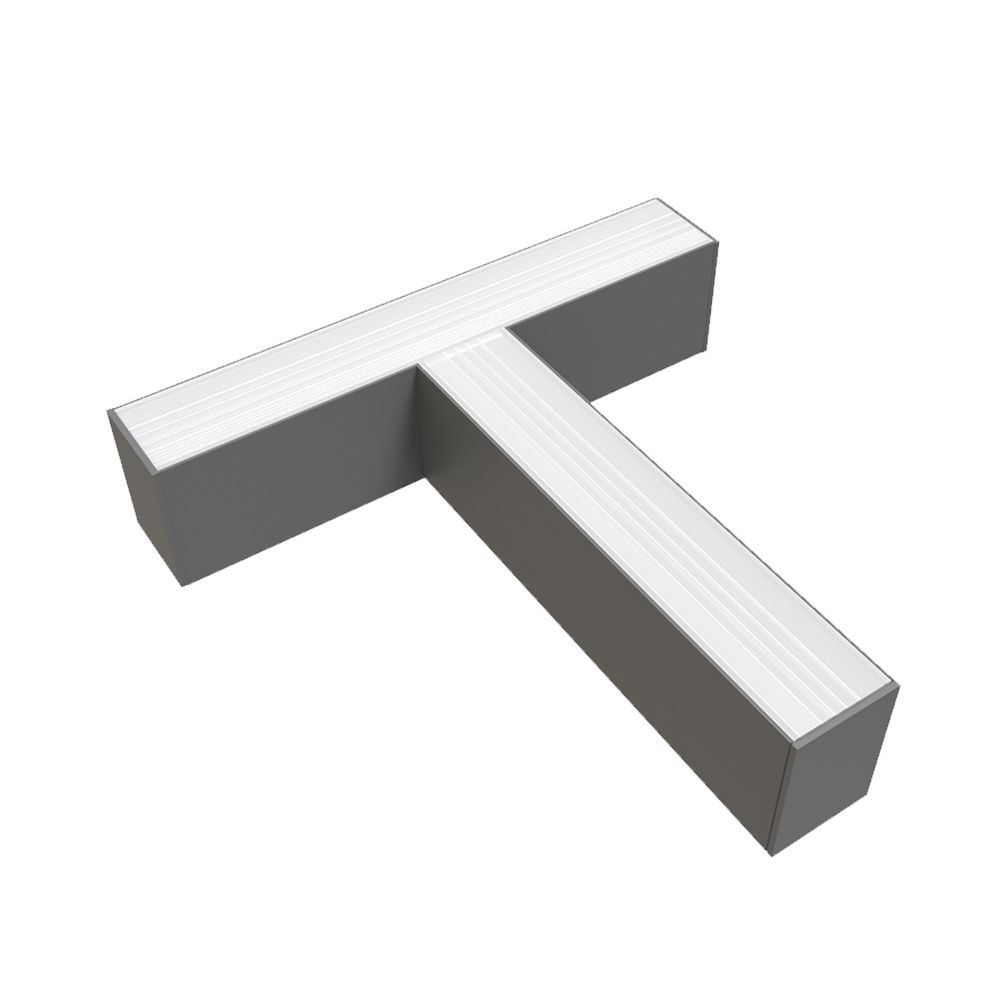 LED Σύνδεση Γραμμικού Σχήματος 12W Ασημί Φυσικό Λευκό Slim Linkable