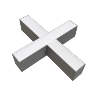 LED Σύνδεση Γραμμικού Σχήματος 15W Ασημί Φυσικό Λευκό Slim Linkable