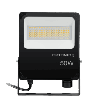 LED Προβολέας Μάυρο IP66 IK08 50W Εναλλαγής Χρωμάτων 3000K-6000K