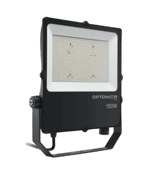 LED Προβολέας Μάυρο IP66 IK08 150W Εναλλαγής Χρωμάτων 3000K-6000K