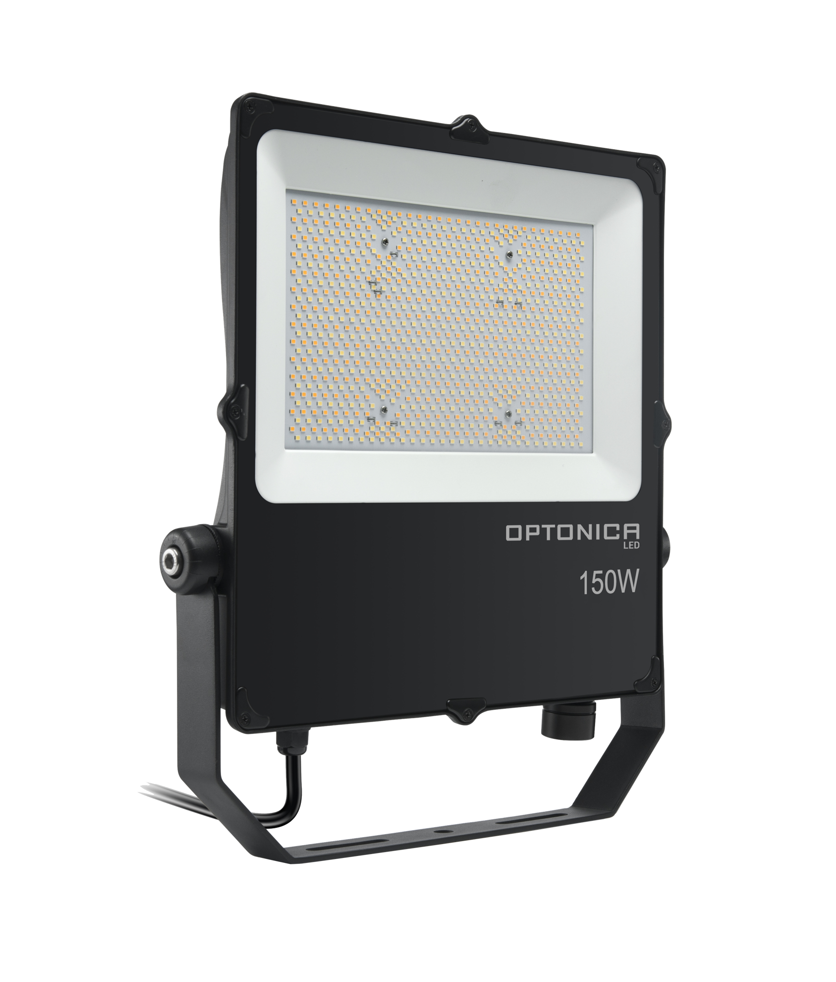 LED Προβολέας Μάυρο IP66 IK08 150W Εναλλαγής Χρωμάτων 3000K-6000K