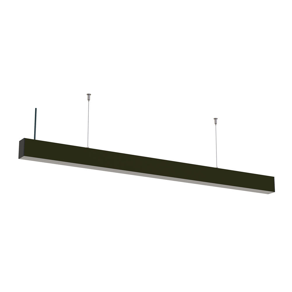 LED Linear Κρεμαστό Φωτιστικό Linkable 5 Χρόνια Εγγύηση 40W Μάυρο Φυσικό Λευκό