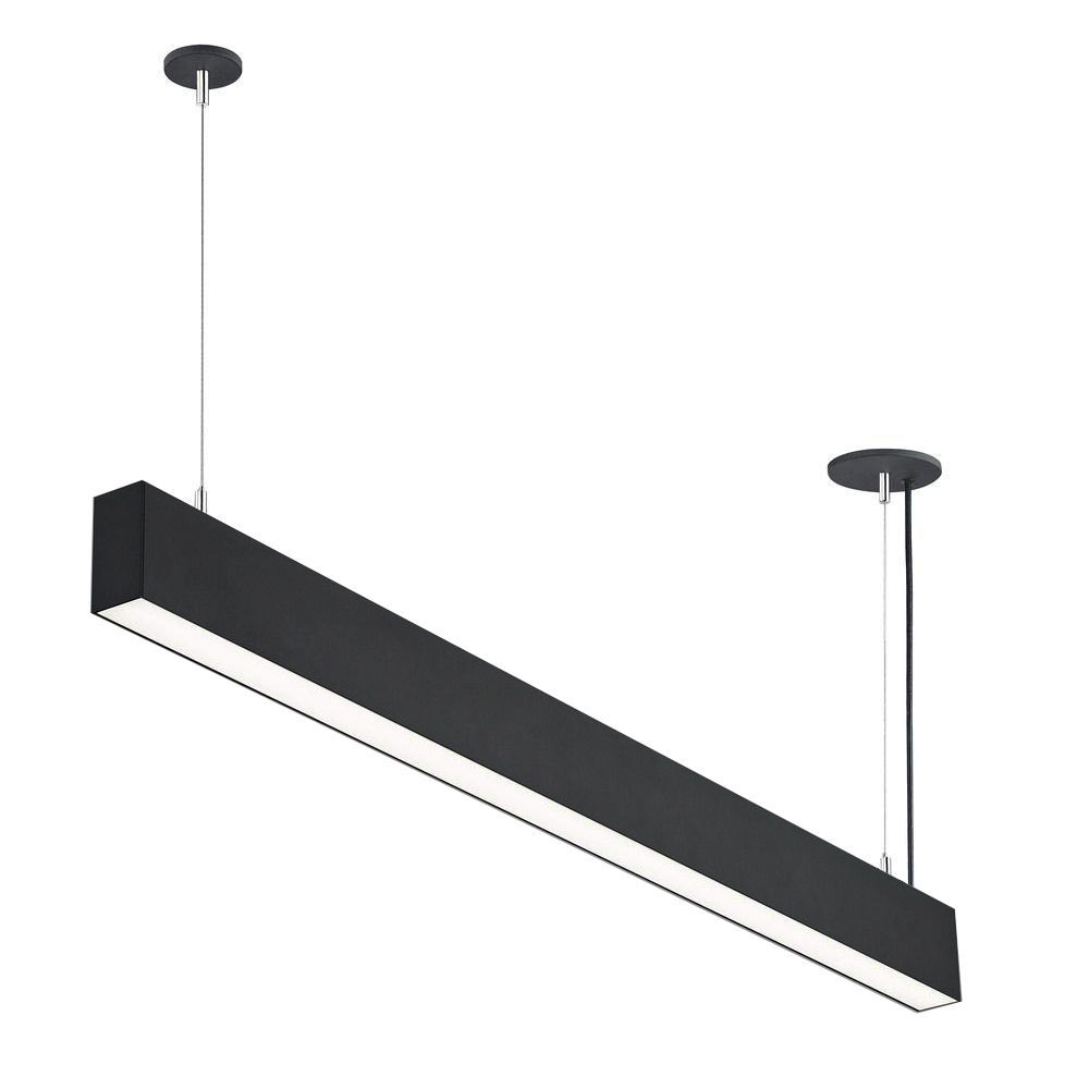 LED Linear Κρεμαστό Φωτιστικόs Linkable UGR<19 50W Μάυρο Φυσικό Λευκό