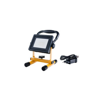 LED Φορητός Επαναφορτιζόμενος Προβολέας 1200 Lm IP44 20W/m Ψυχρό Λευκό