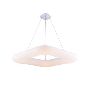 LED Φωτιστικό Οροφής Λευκό Τετράγωνο 50W Θερμό Λευκό