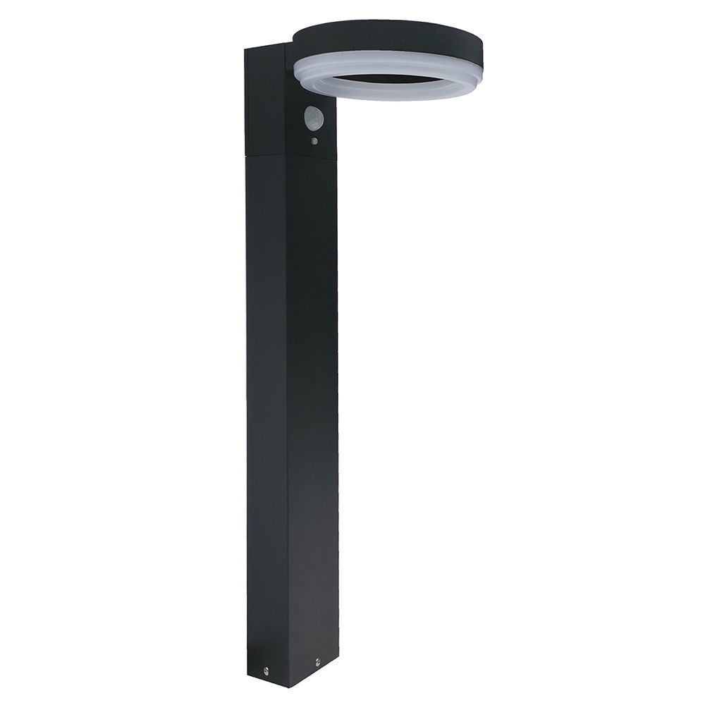 LED Φωτιστικό Κήπου PIR Σένσορας 6W 50cm Ψυχρό Λευκό