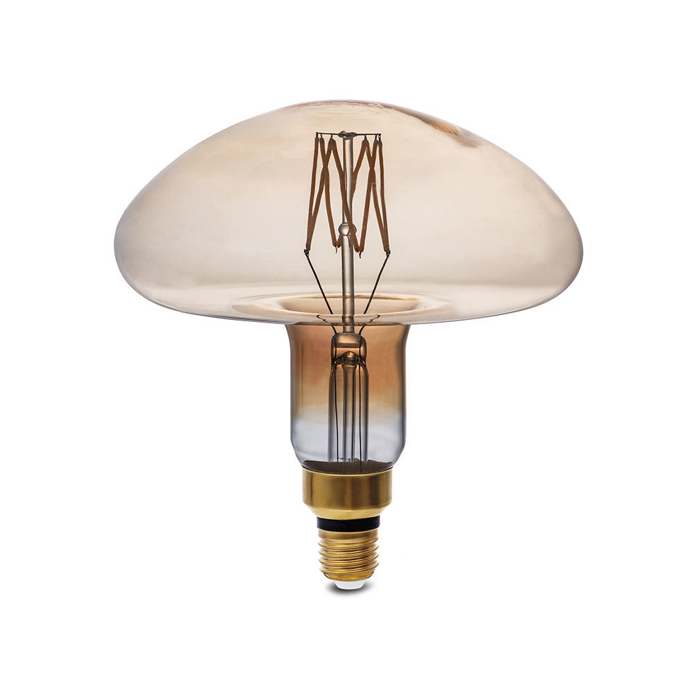 Led Λάμπα E27 MS200 Gold Glass Dimmable 8Watt Θερμό Λευκό