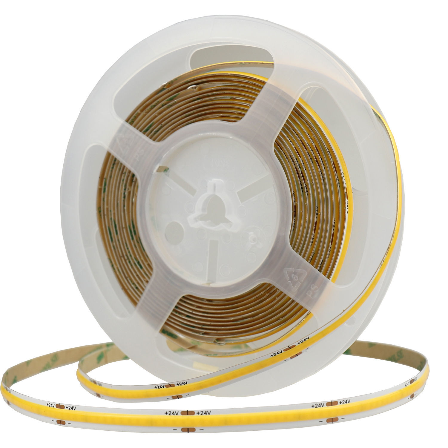 Led Ταινίες COB DC:24V 10W/m με 320Leds/m Θερμό Λευκό