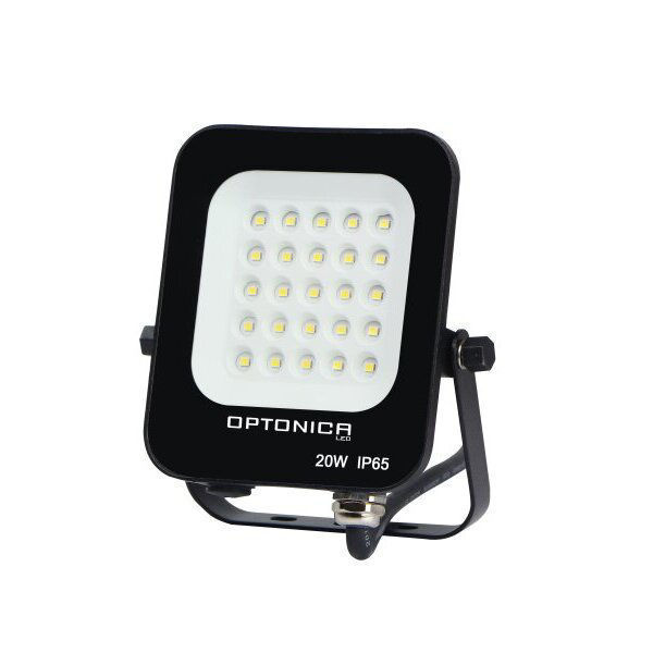 Προβολέας Led SMD 20Watt IP65 Θερμό λευκό Μαύρος